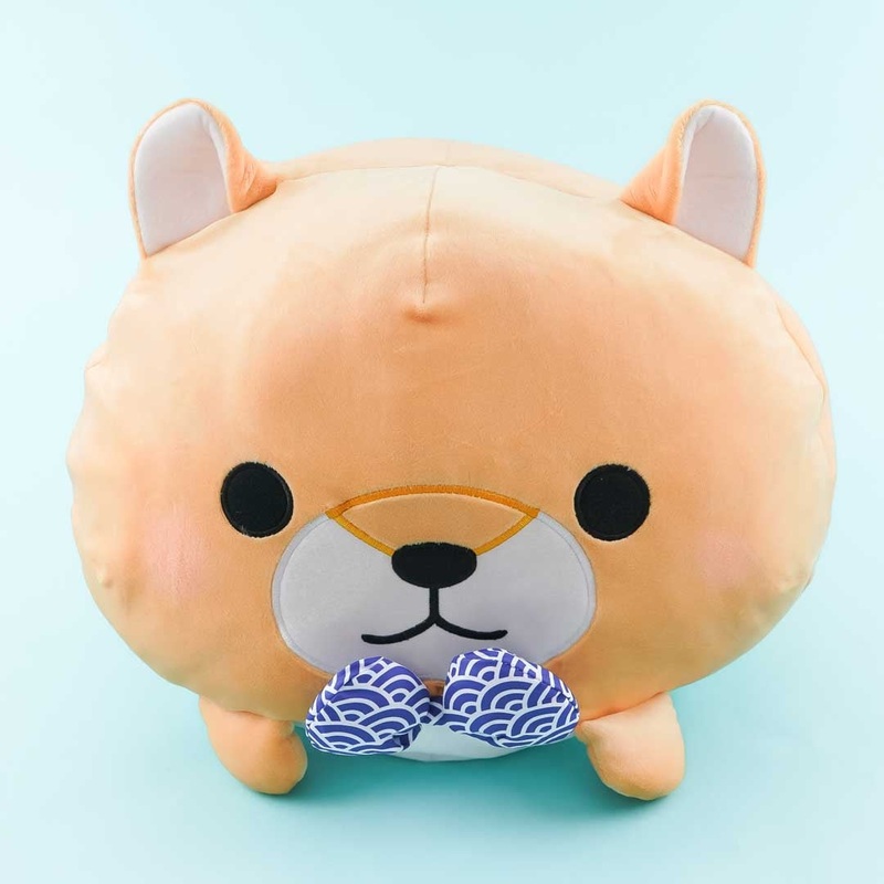 Mameshiba San Kyodai Jumbo Head Plushie - Mametaro / Big