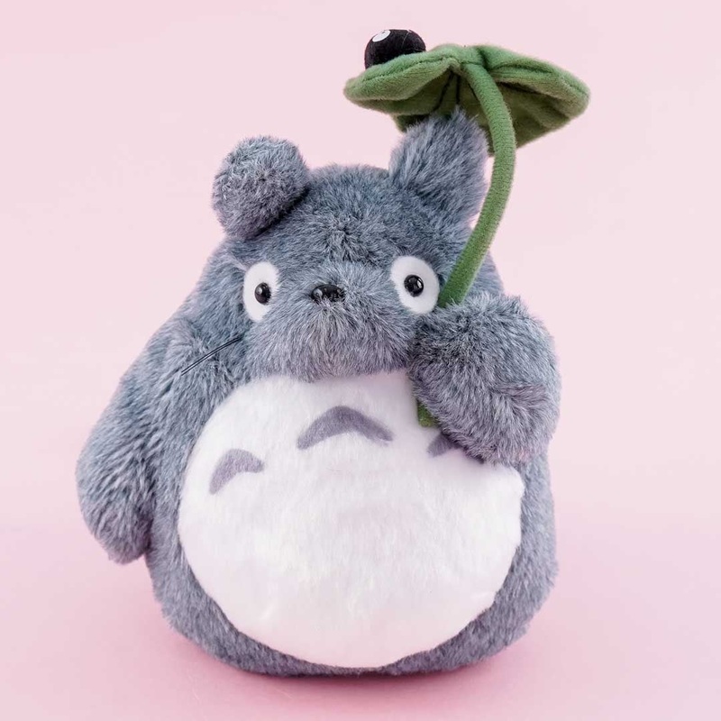 My Neighbor Totoro Otedama Plushie - Totoro & Soot Sprite / Medium