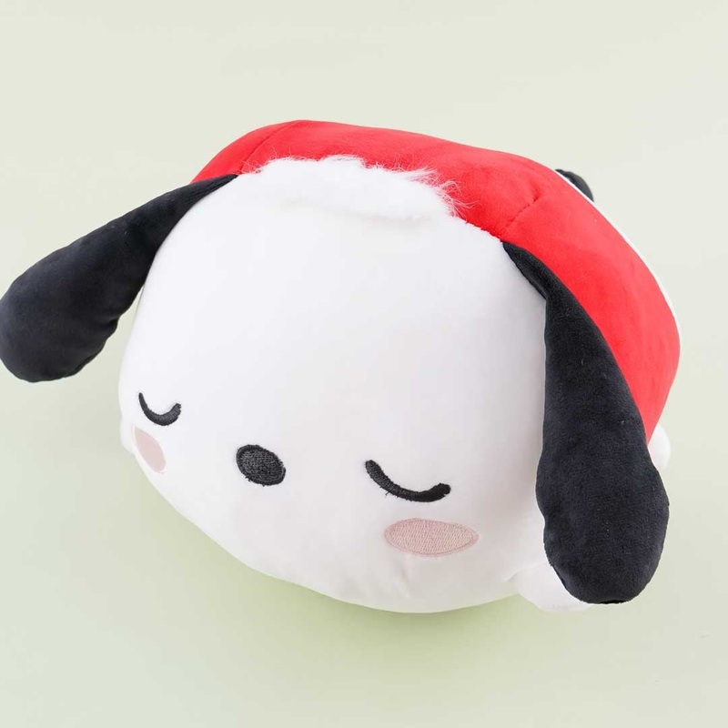 Sleeping Pochacco Round Plushie - Medium