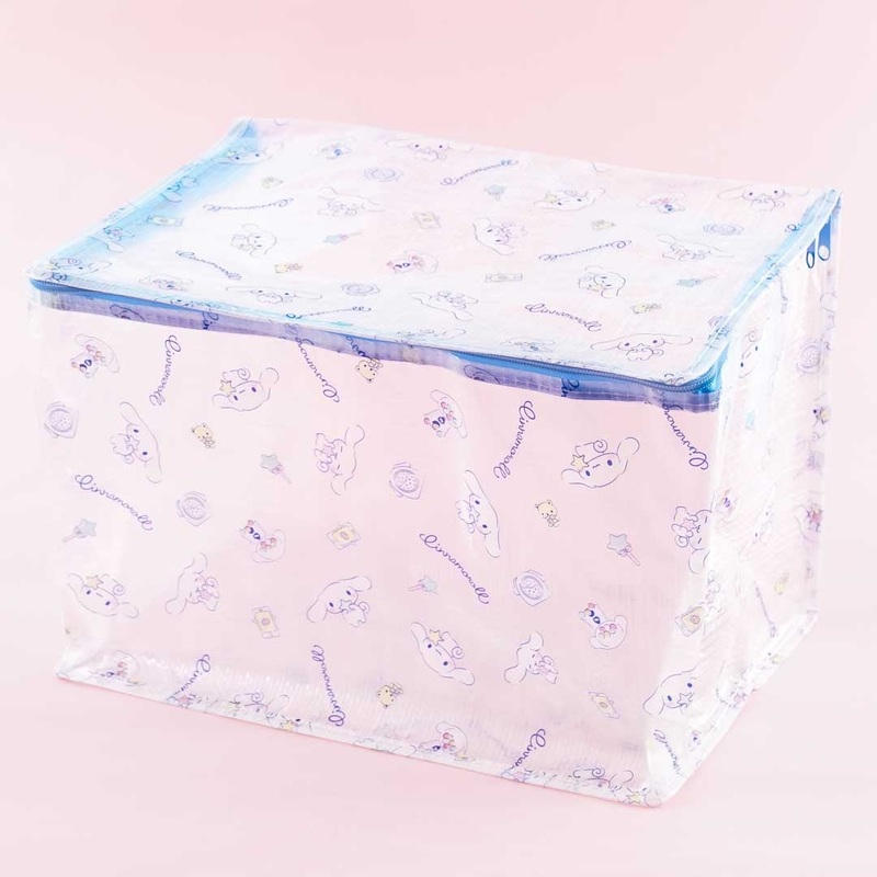 Cinnamoroll Clear Zippered Foldable Storage Box - Medium