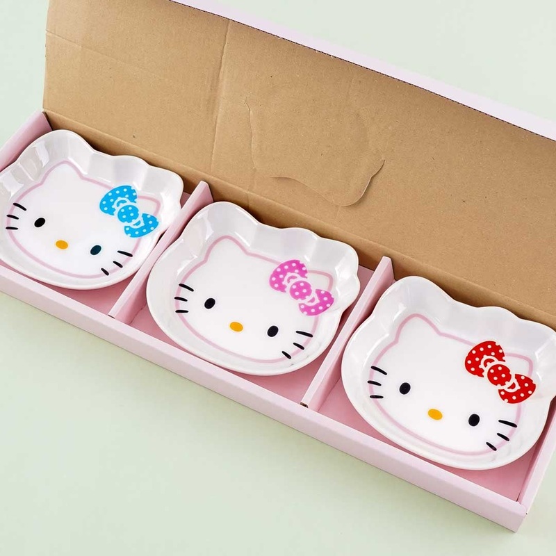 Hello Kitty Face Plate Set