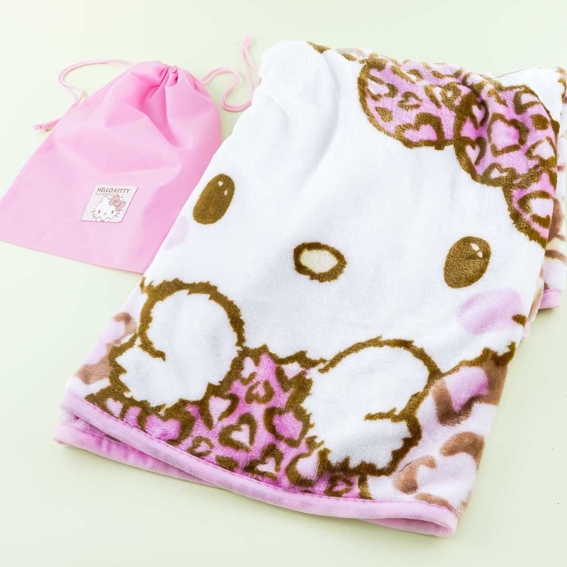Hello Kitty Leopard Long Blanket
