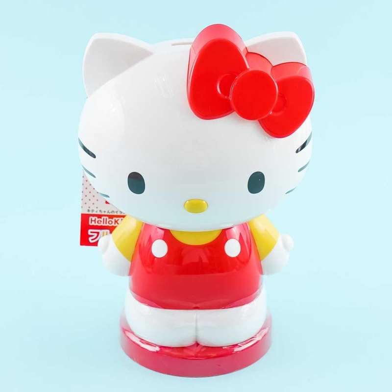 Hello Kitty Piggy Bank With Fruit Jelly