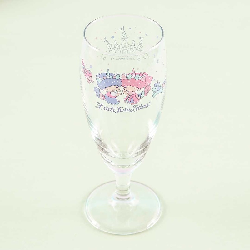 Little Twin Stars Aurora Unicorn Glass
