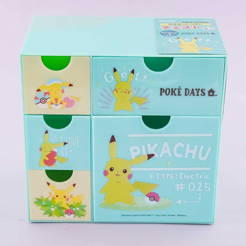 Pokemon Pikachu Mini Drawer Cabinet