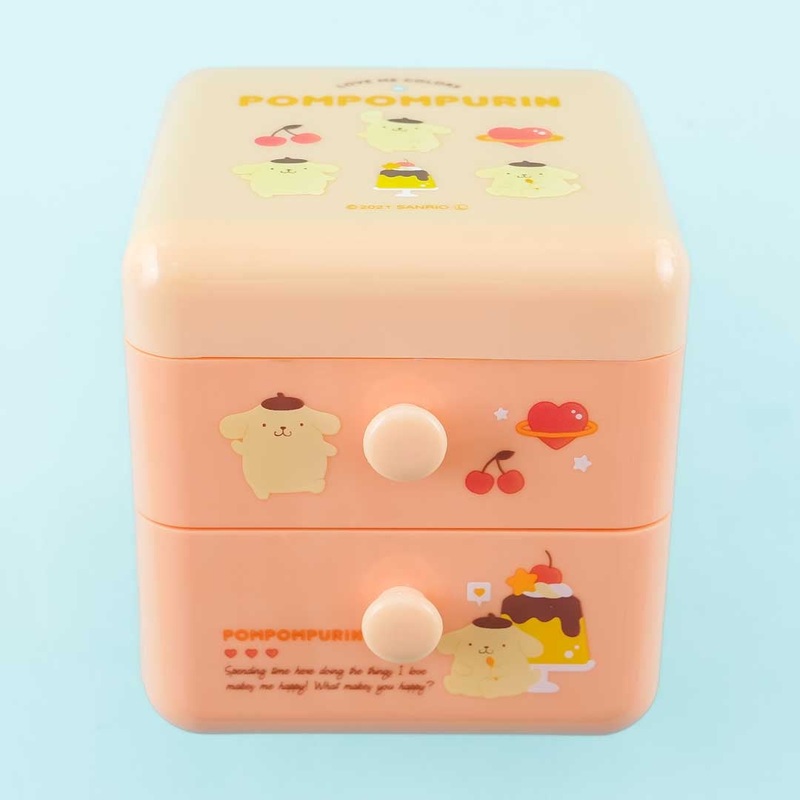 Pompompurin Cherry Pudding Love Dual Drawer Chest