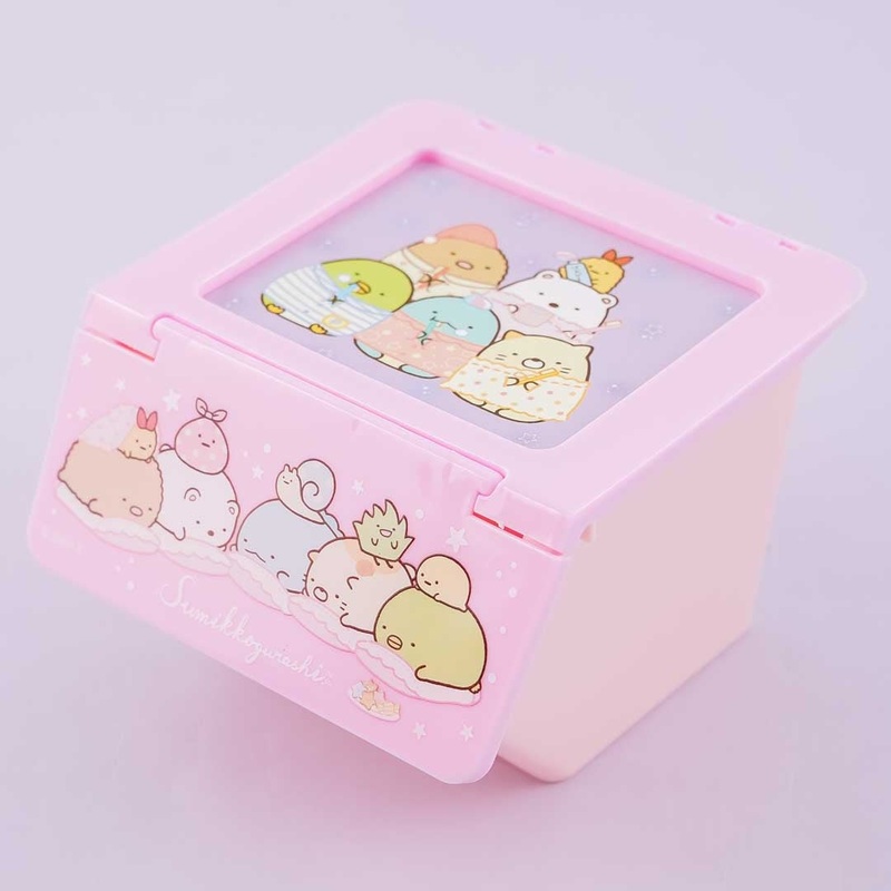 Sumikko Gurashi Bedtime Slant-Hinged Lid Stackable Box
