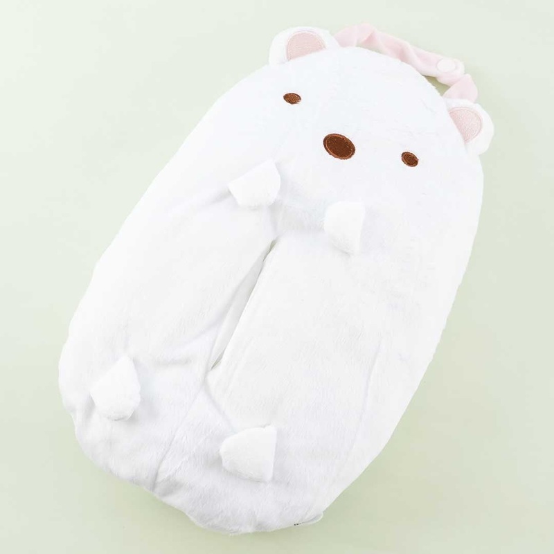 Sumikko Gurashi Fluffy Hanging Multi-Purpose Case - Shirokuma