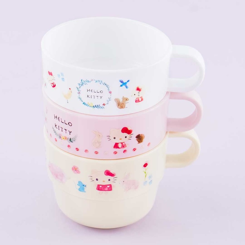 Hello Kitty Forest Friends Cup Set