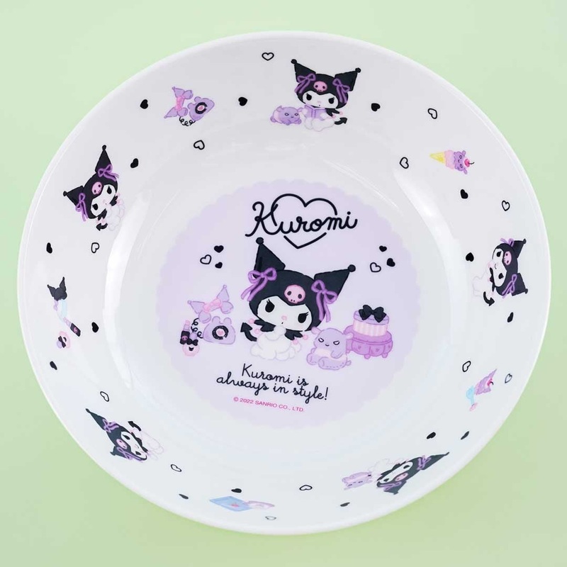Kuromi Charming Heart Curry & Pasta Melamine Plate