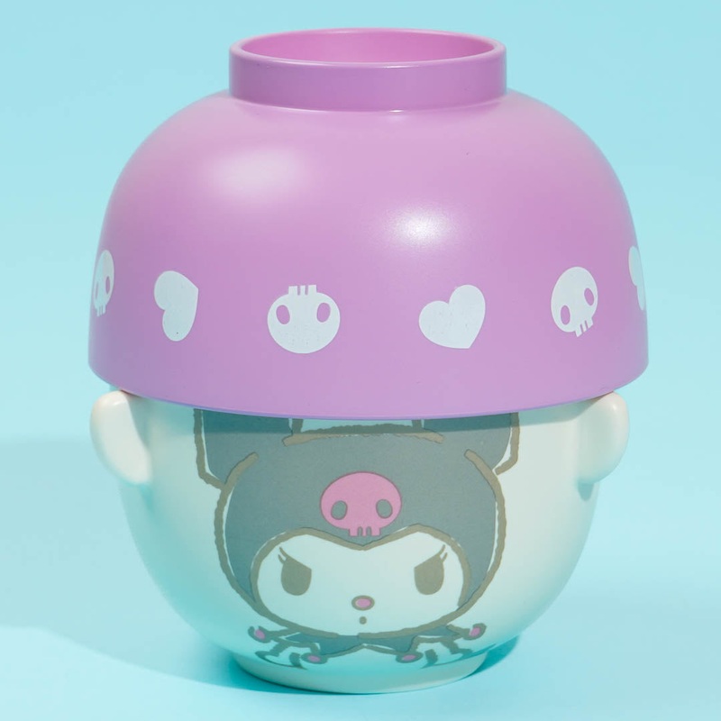 Kuromi Watercolor Rice & Soup Bowl Set