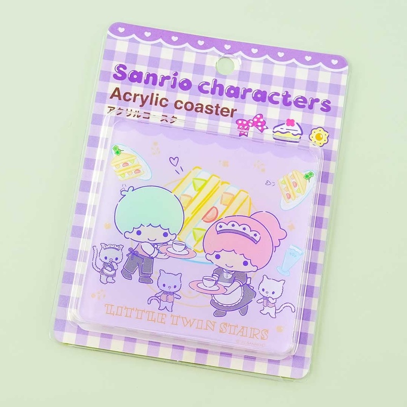 Little Twin Stars Fruit Sandwich Acrylic Coaster