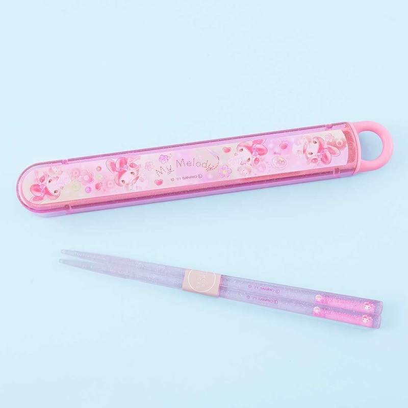 My Melody Flowery Chopsticks With Case