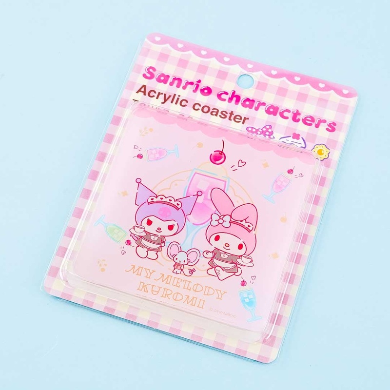 My Melody & Kuromi Cafe Acrylic Coaster