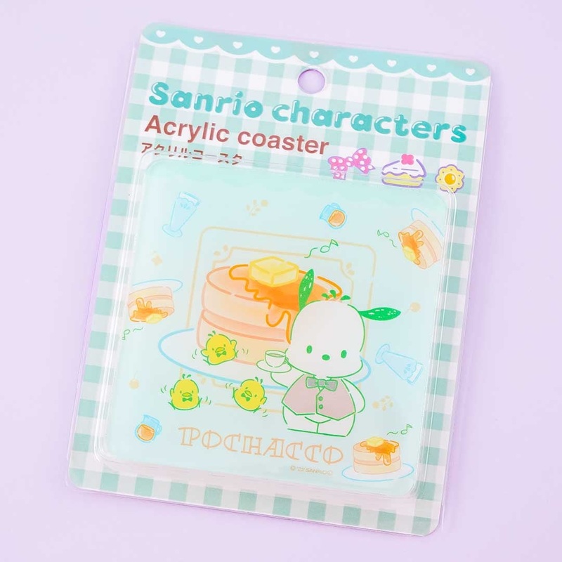 Pochacco Pancake Cafe Acrylic Coaster