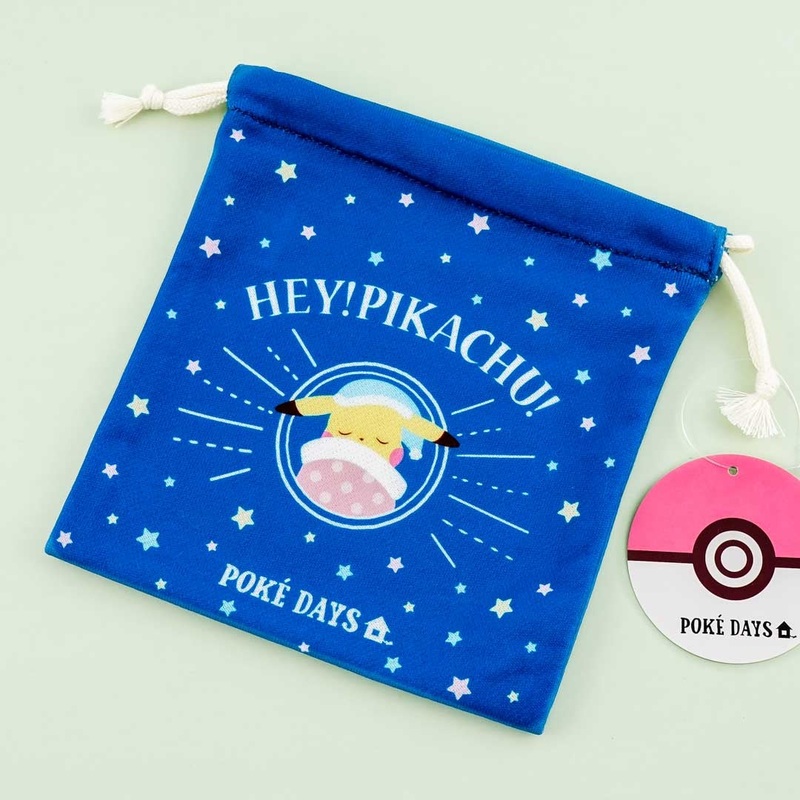 Pokmon Hey! Pikachu! Sleepy Time Drawstring Pouch