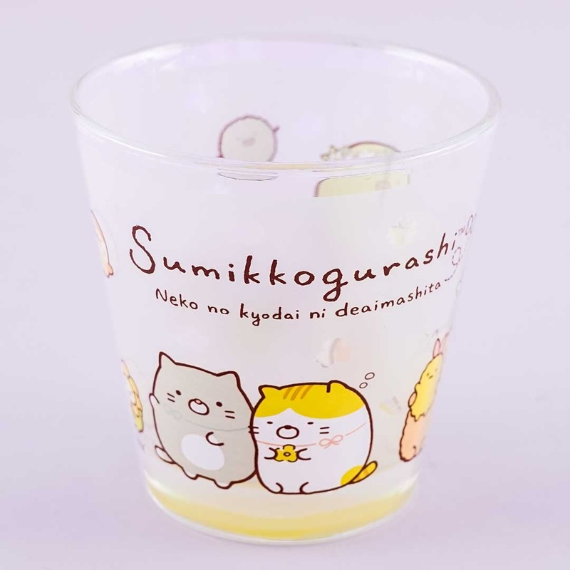 Sumikko Gurashi Flowery Frosted Glass