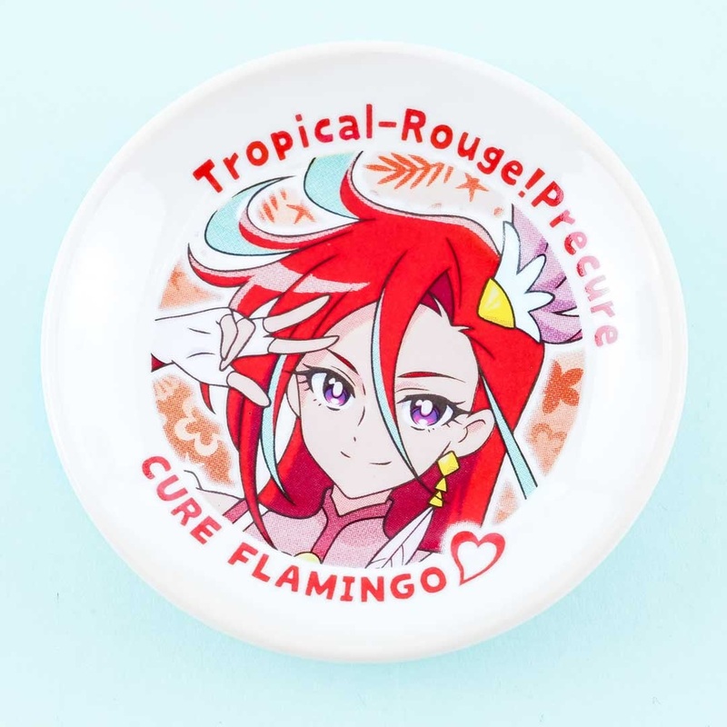 Tropical-Rouge! PreCure Mini Soy Sauce Plate - Cure Flamingo
