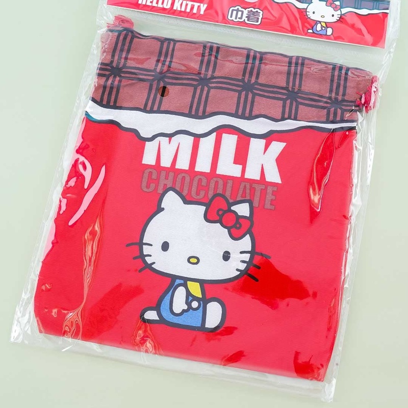 Hello Kitty Milk Chocolate Drawstring Bag