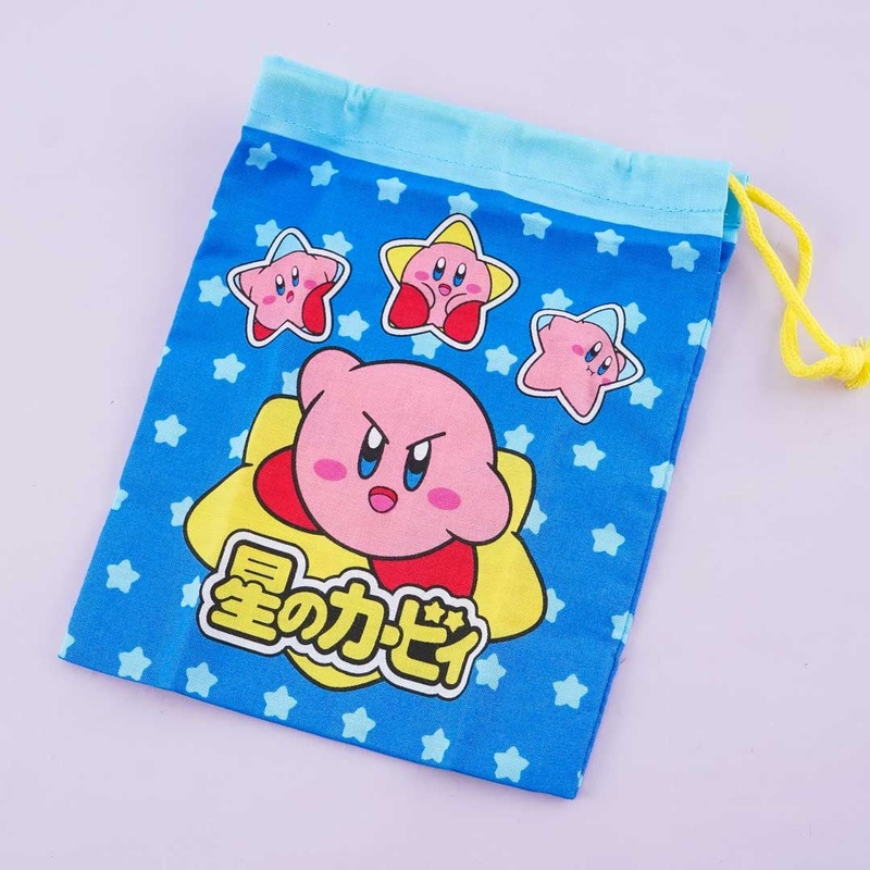 Kirby Of The Stars Drawstring Bag