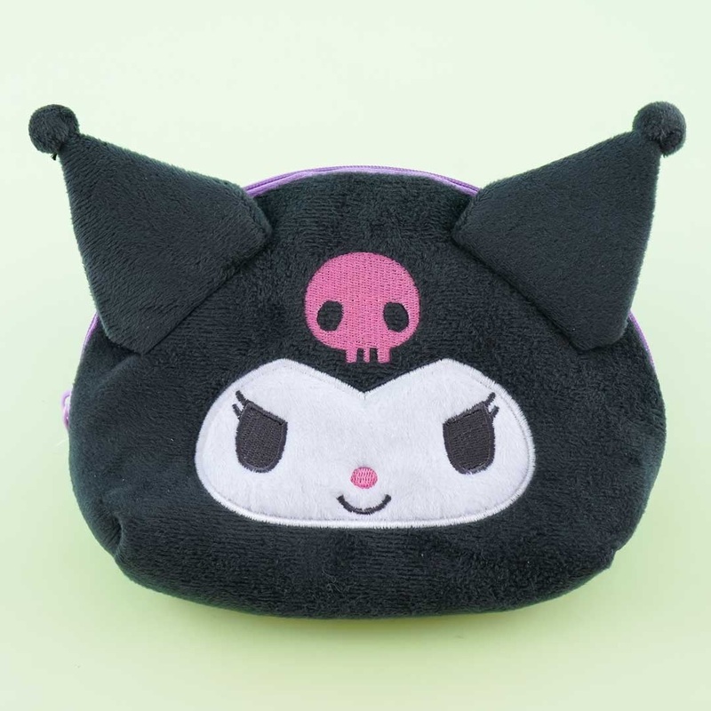 Kuromi Fluffy Head Pouch