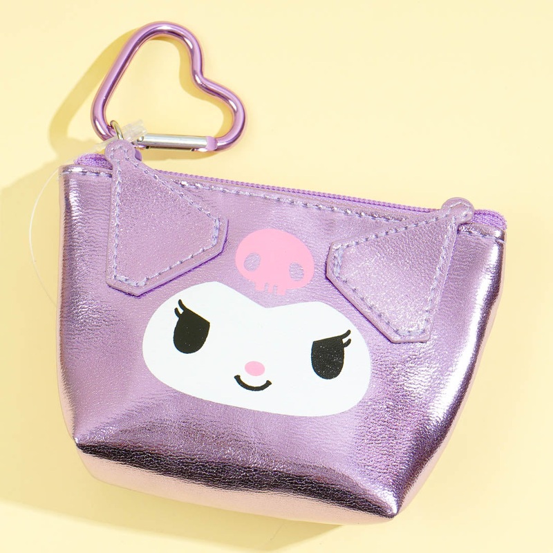 Kuromi Shiny Metallic Pouch