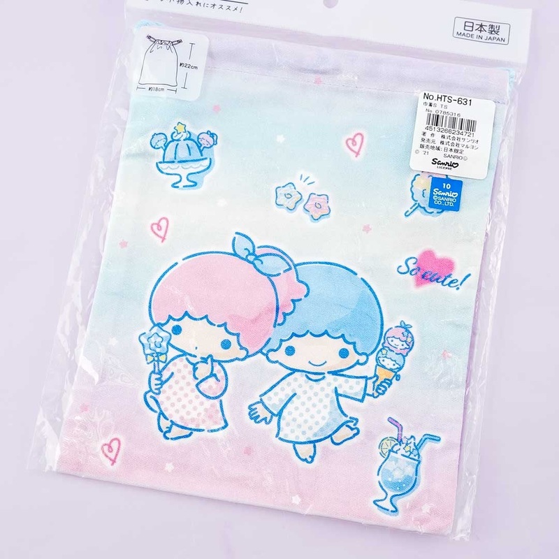 Little Twin Stars Dessert Time Drawstring Bag