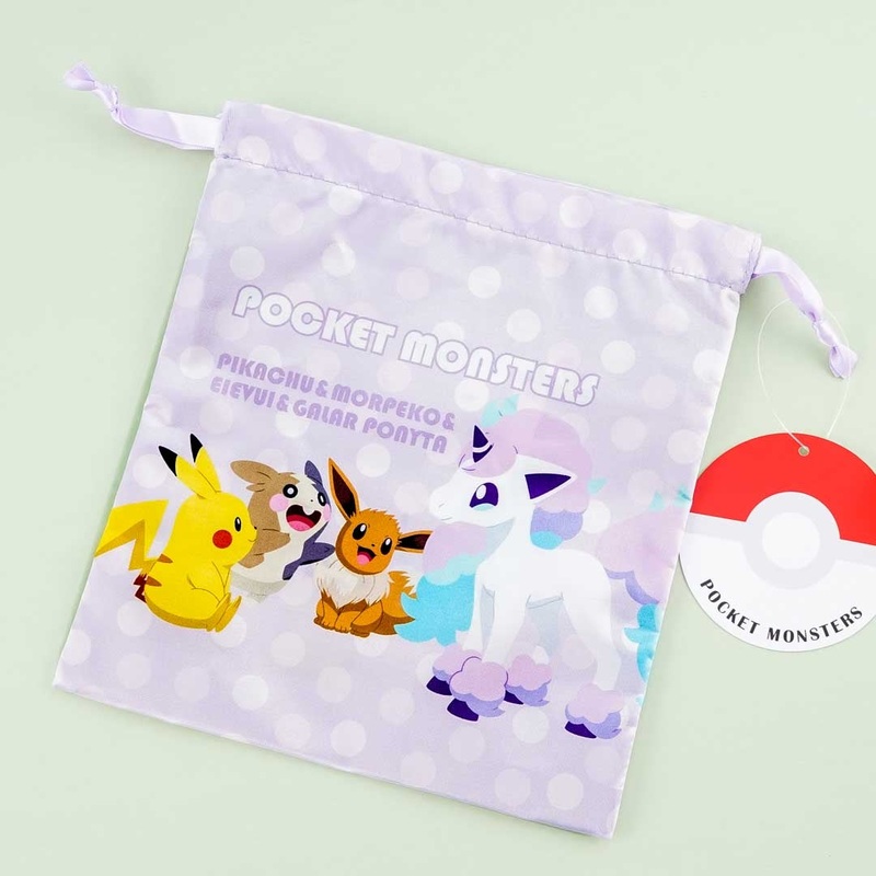 Pokmon Happy Friends Drawstring Pouch