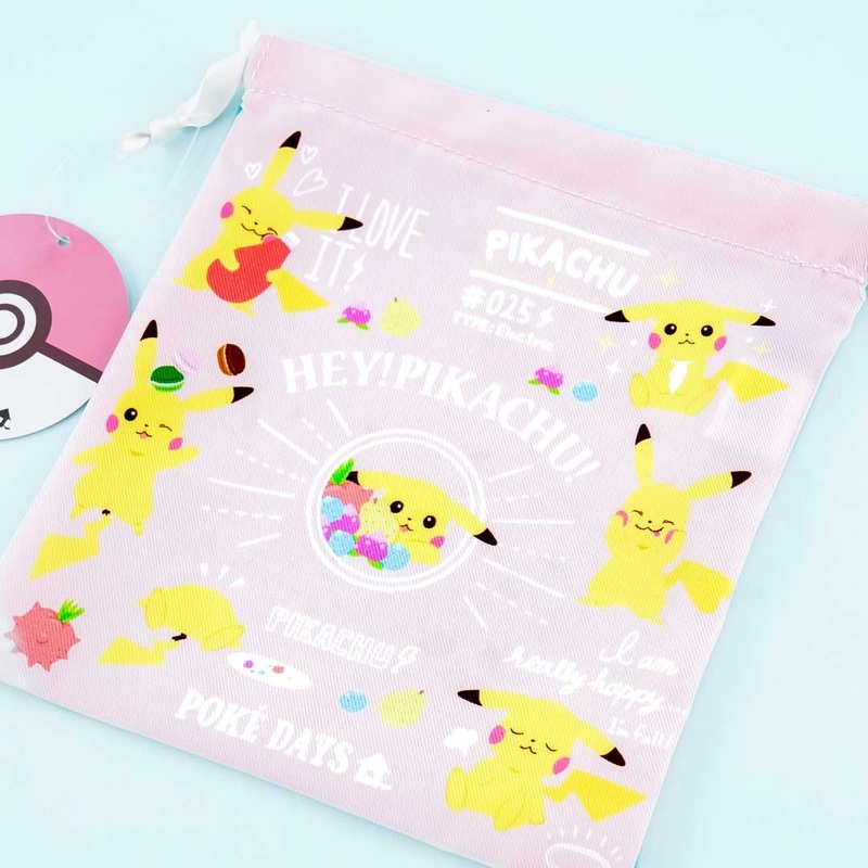 Pokmon Hey! Pikachu! Pok Days Drawstring Pouch