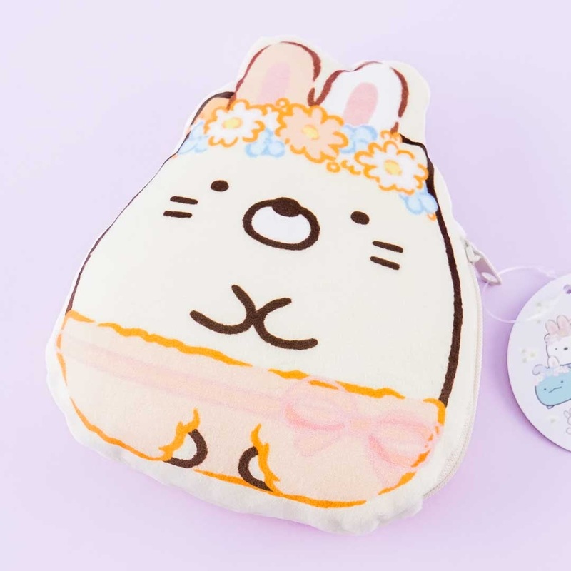 Sumikko Gurashi Easter Bunny Plushie Pouch - Neko