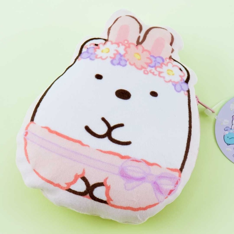 Sumikko Gurashi Easter Bunny Plushie Pouch - Shirokuma