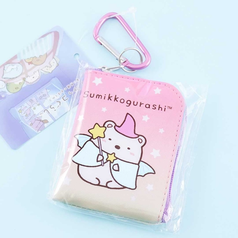 Sumikko Gurashi Wizard Night L-Shaped Zipper Pouch - Shirokuma