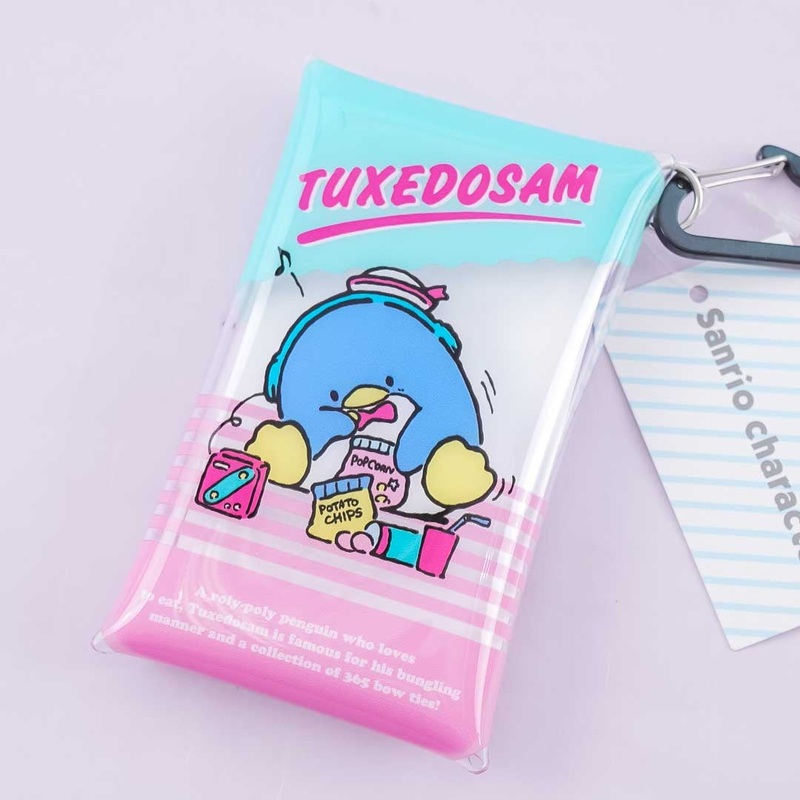 Tuxedosam Snack Time Clear Pouch