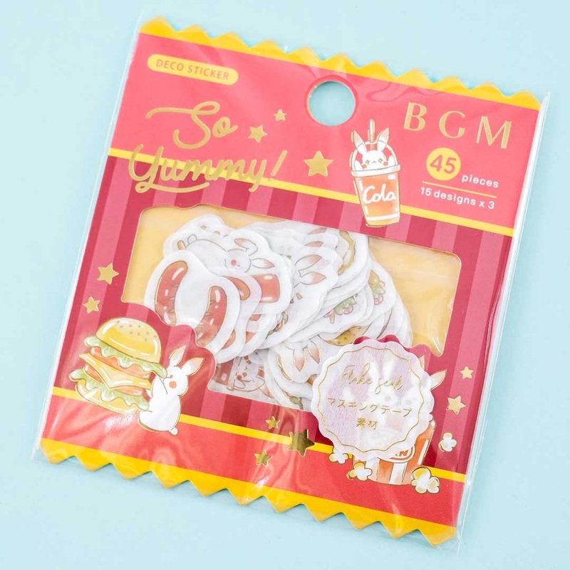 BGM Flake Sticker - So Yummy Hungry Bunny