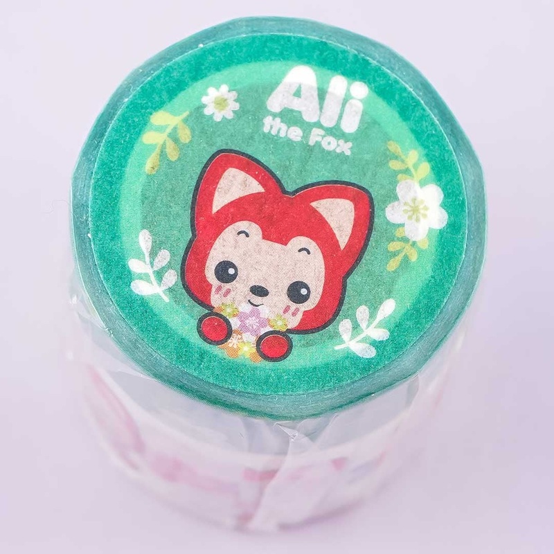 BGM Masking Tape Set - Ali The Fox Flower Harvest - 2 pcs