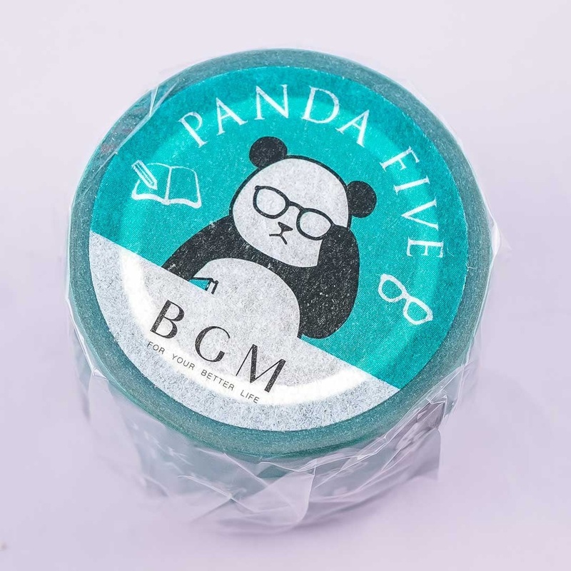 BGM Panda Five Masking Tape - Green