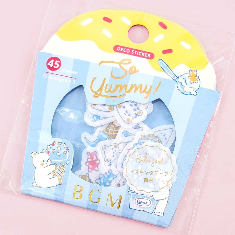 BGM Sticker Flakes - So Yummy Polar Bear