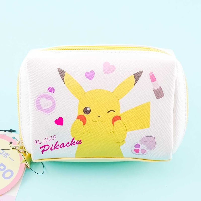Pokmon Pikachu Pretty Heart Pouch With Pocket Tissue Holder