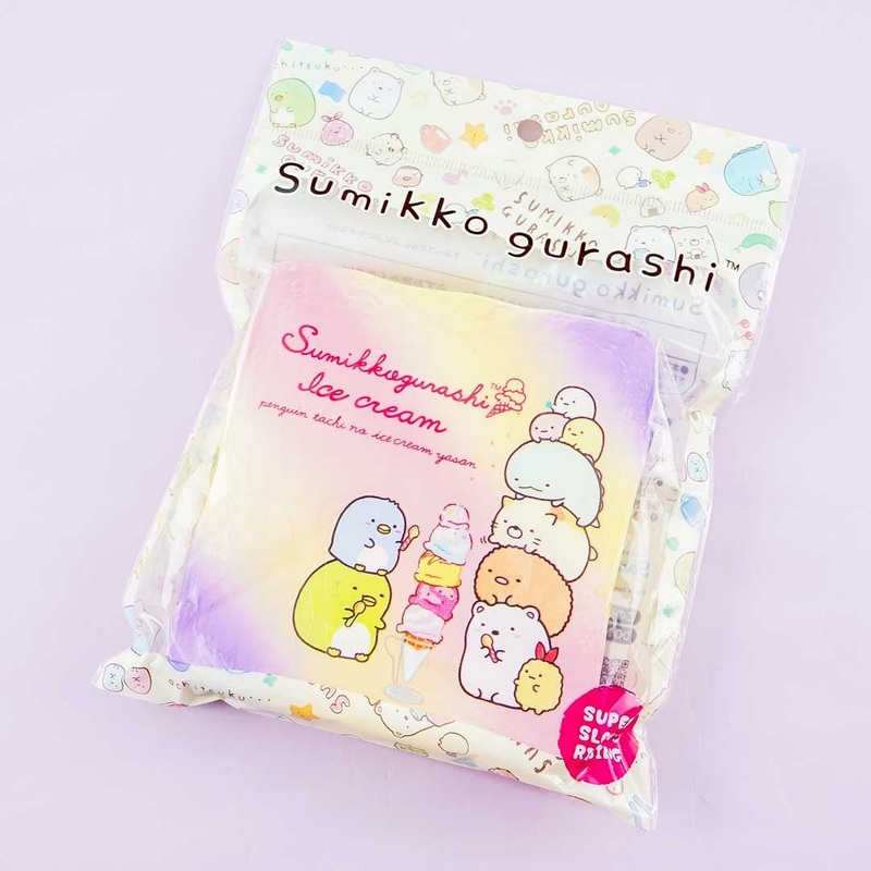 Sumikko Gurashi Rainbow Toast Squishy