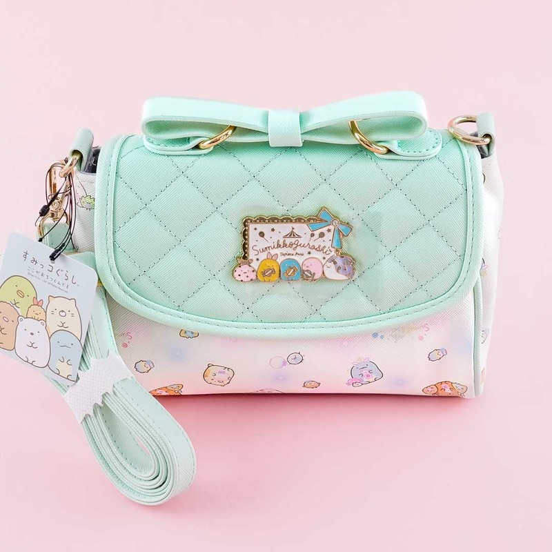 Sumikko Gurashi Tapioca Park Mint Multi-Strap Sling Bag
