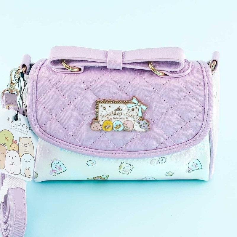 Sumikko Gurashi Tapioca Park Purple Multi-Strap Sling Bag