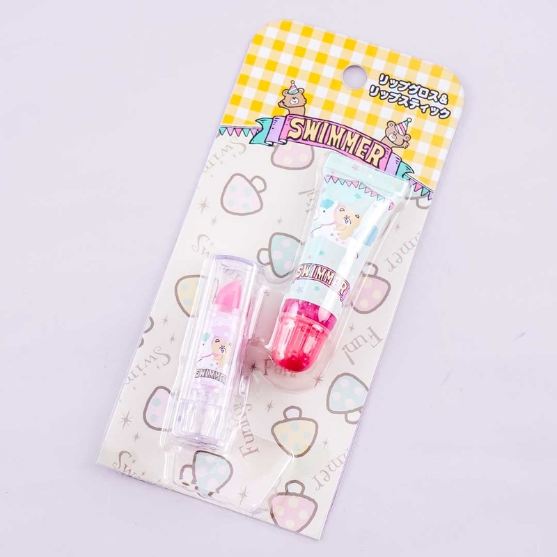 Swimmer Circus Lip Gloss & Lipstick Set
