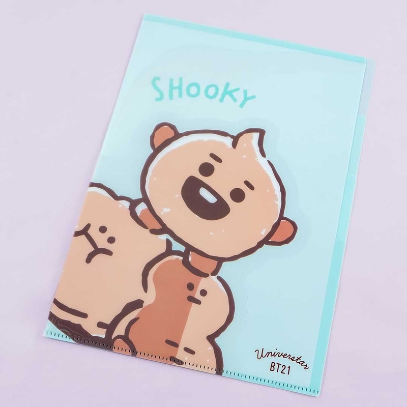 BT21 Die-cut A4 File Folder - Shooky