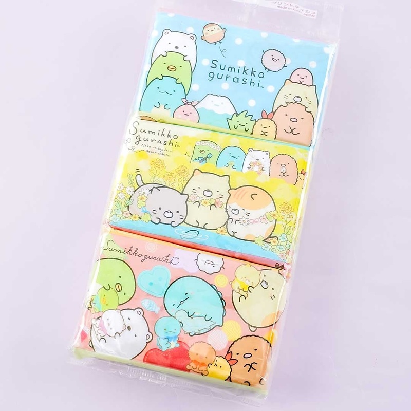 Sumikko Gurashi Pocket Tissue Set