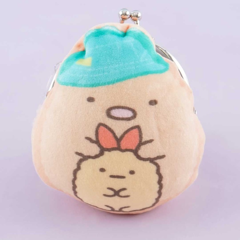 Sumikko Gurashi Mini Clasp Coin Purse - Tonkatsu & Ebifurai no Shippo