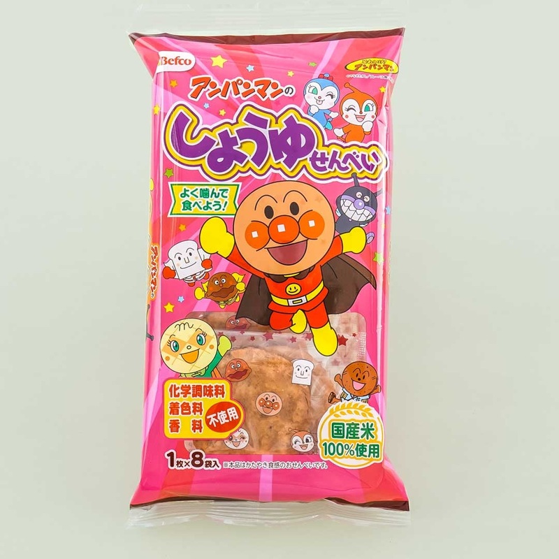 Anpanman Rice Crackers - Soy Sauce