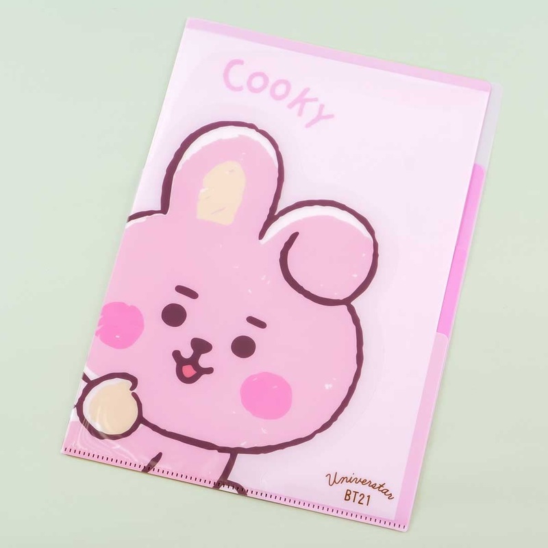 BT21 A4 File Folder - Cooky