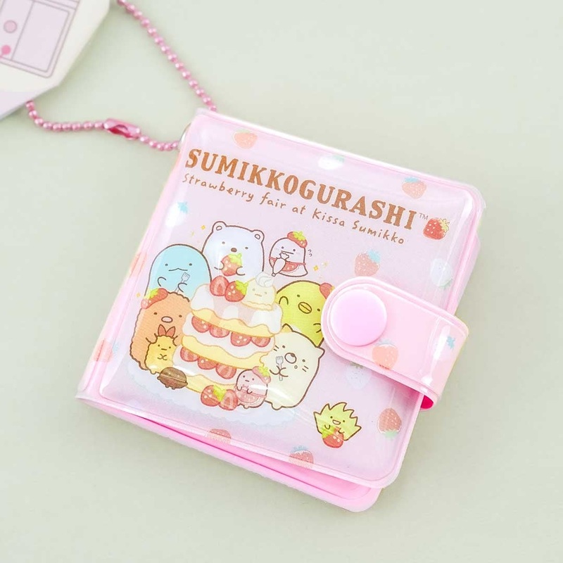 Sumikko Gurashi Strawberry Fair Pocket Mirror With Case