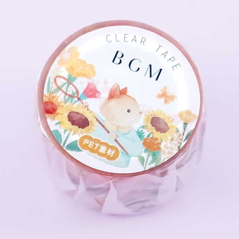 BGM Flower Neko Masking Tape