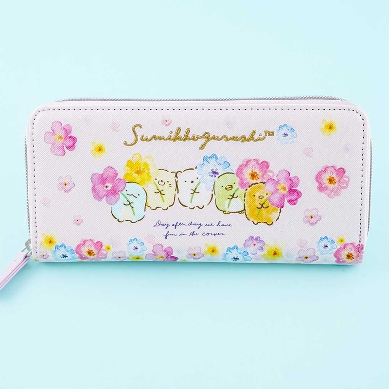 Sumikko Gurashi Flowery Long Wallet